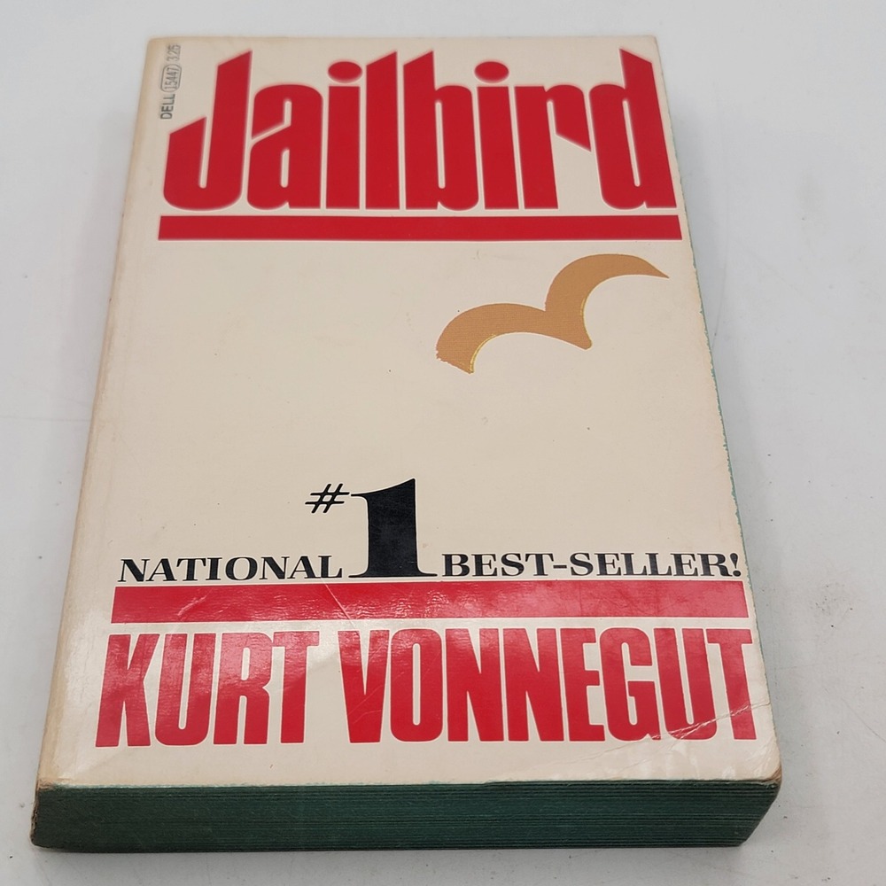 Kurt Vonnegut Jailbird Paperback First Dell Printing 1980 Green Edges Good